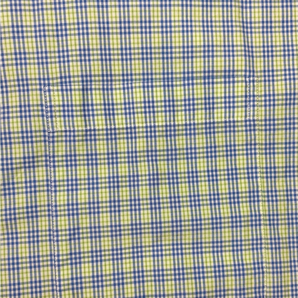 Vineyard Vines Men's Blue Green White Check Button-Up Shirt Size XL - Picture 4 of 4